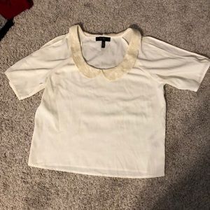 Short Sleeve Jessica Simpson PeterPan Collar Shirt
